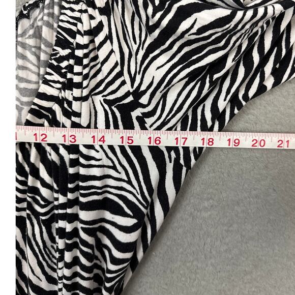 Michael Kors Women's Plus Size Jersey Knit Dress Stretchy Zebra Print Size 3X - Picture 4 of 8